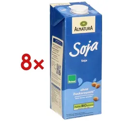 Alnatura Bio Sojadrink »Soja Natur« 8 Stück je 1 Liter mehrfarbig