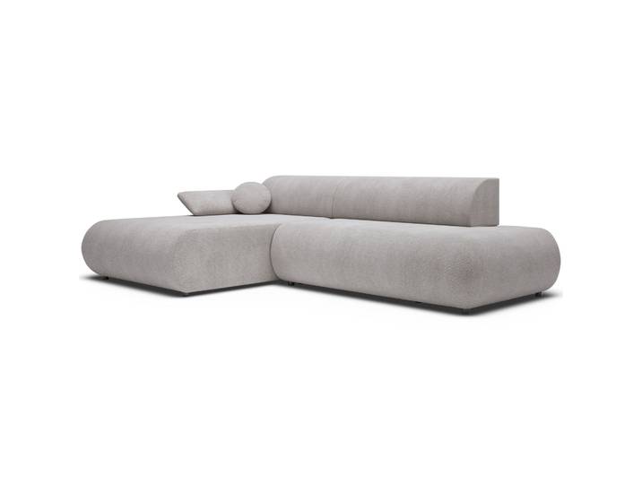 Selsey Armone – Canapé D'Angle Convertible\, Chenille\, Angle À Gauche\, Gris Clair