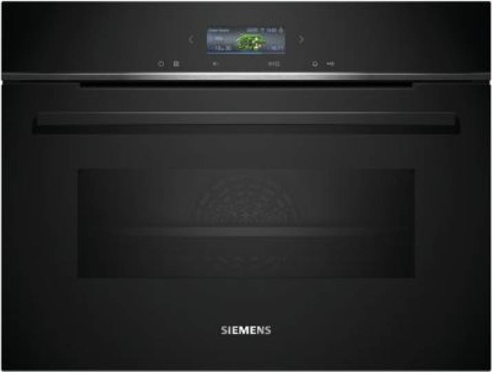 Siemens - Four Encastrable Cm724g1b1 Iq700 - Compact 45cm, Combiné Micro-Ondes, Nettoyage Humidclean, Wifi