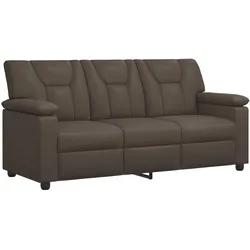 vidaXL, Sofa + Bettsofa, Sofa-Set 2 pcs Grau Kunstleder (2-Sitzer, 3-Sitzer)