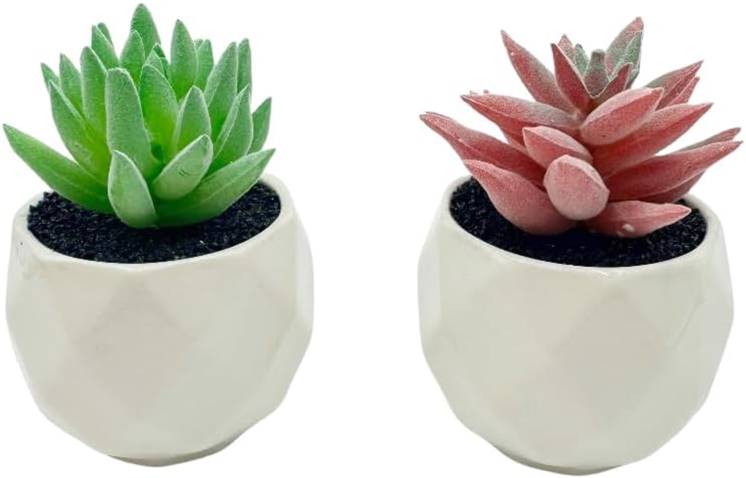 ShopVlot Mini Kunstsucculenten in Keramische Potten