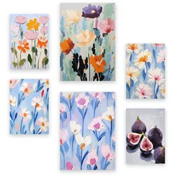 POSTER Set Mit 6 Blumen Und Feigen A3 & A4 Rahmenlos