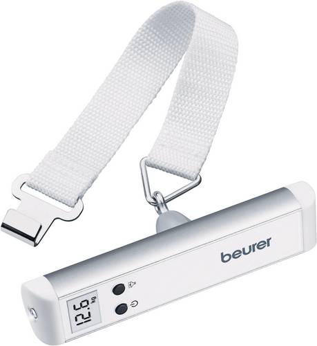Beurer LS-10 Kofferwaage 732.10 Wägebereich (max.) 50 kg Ablesbarkeit 50 g batteriebetrieben Silber