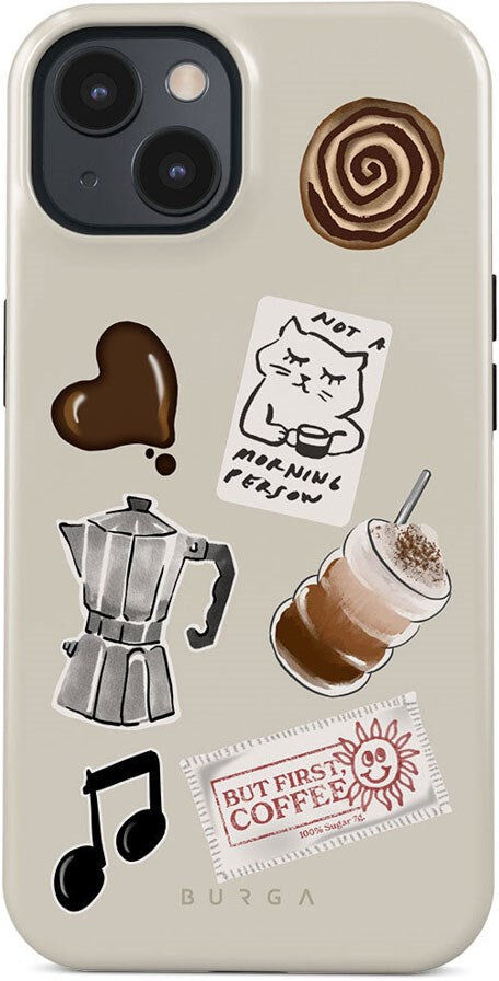 Burga iPhone 14 Tough Fashion Cover - Oat Milk Please
