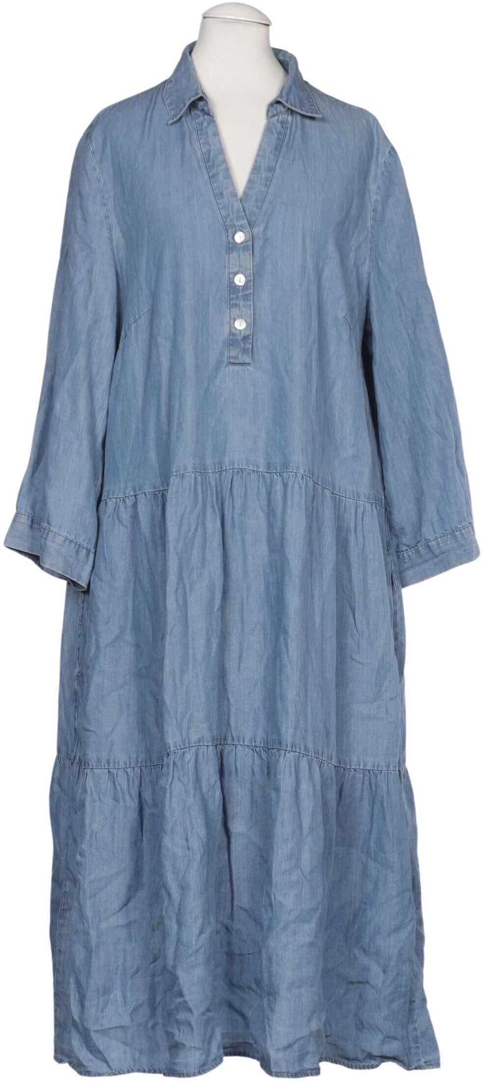 Christian Berg Damen Kleid, Blau, Gr. EU 38, Lyocell - Second Hand