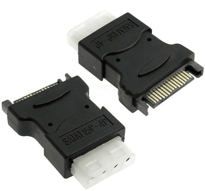 Phobya Sata male to 4-Pin Molex Adapter