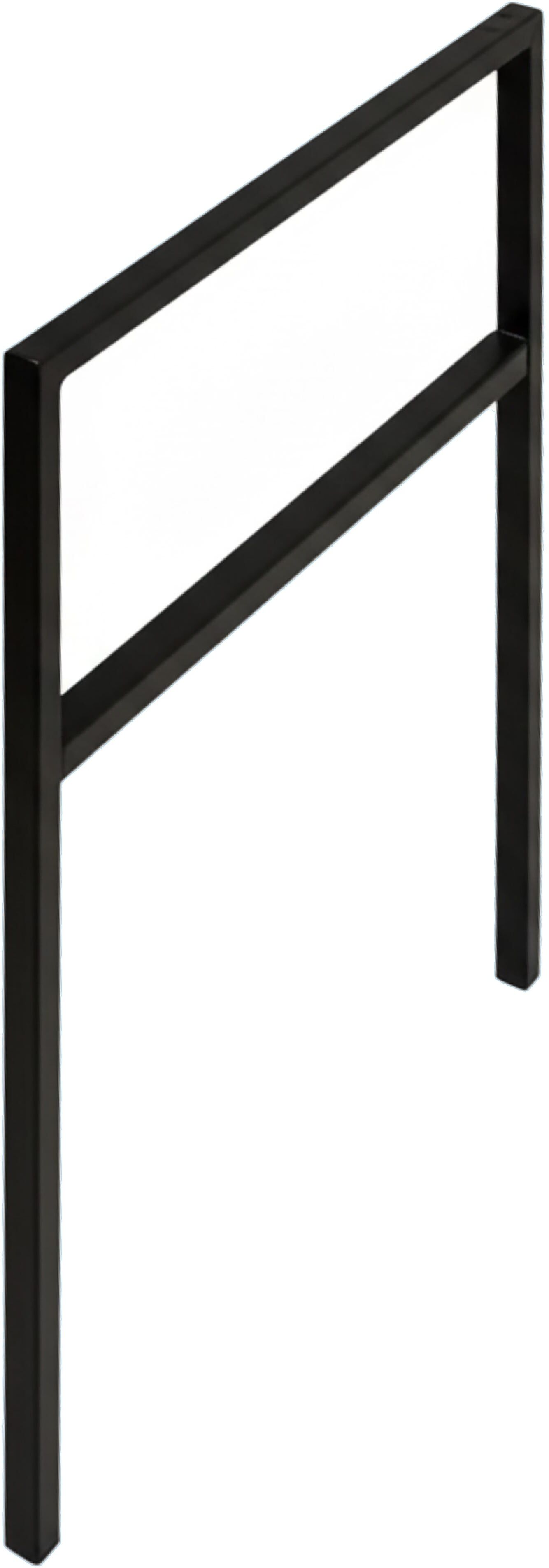 Tecnomat PIEDINO UNIVERSALE PER MOBILI BAGNO IN METALLO H50x36cm REGOLABILE NERO