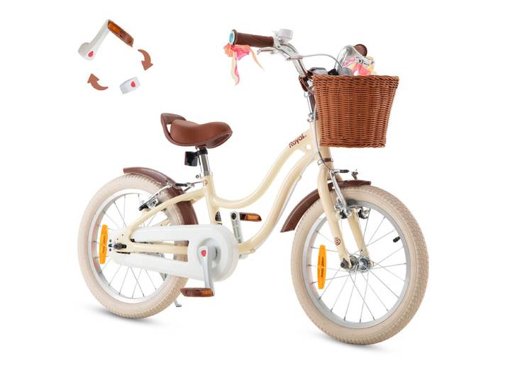 RoyalBaby + Kids fiets + Aluminium EZ Stargirl + Chocolade 14 inch, Nettogewicht 9,2 kg
