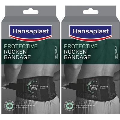 Hansaplast Rücken-Bandage verstellbar 82-118 cm 2x 2x1 St Bandage(s)