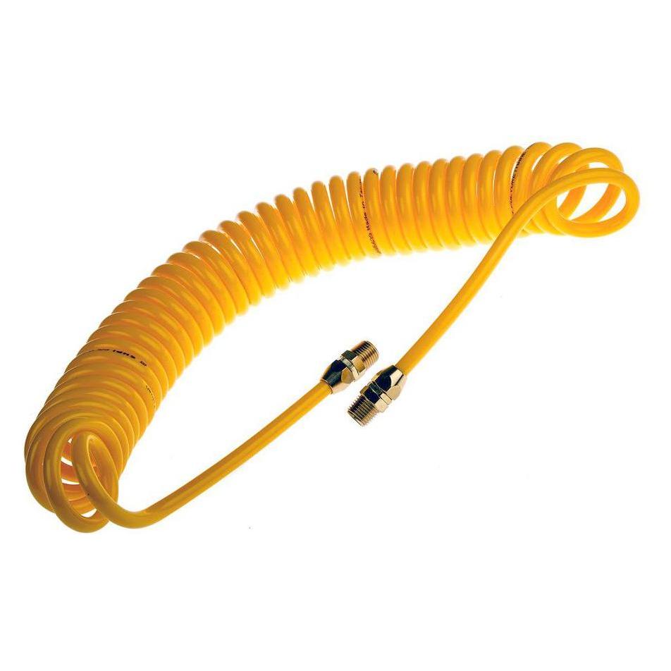 RS PRO USB Polyurethan Spiralschlauch Gelb mit R1/ (7005651)