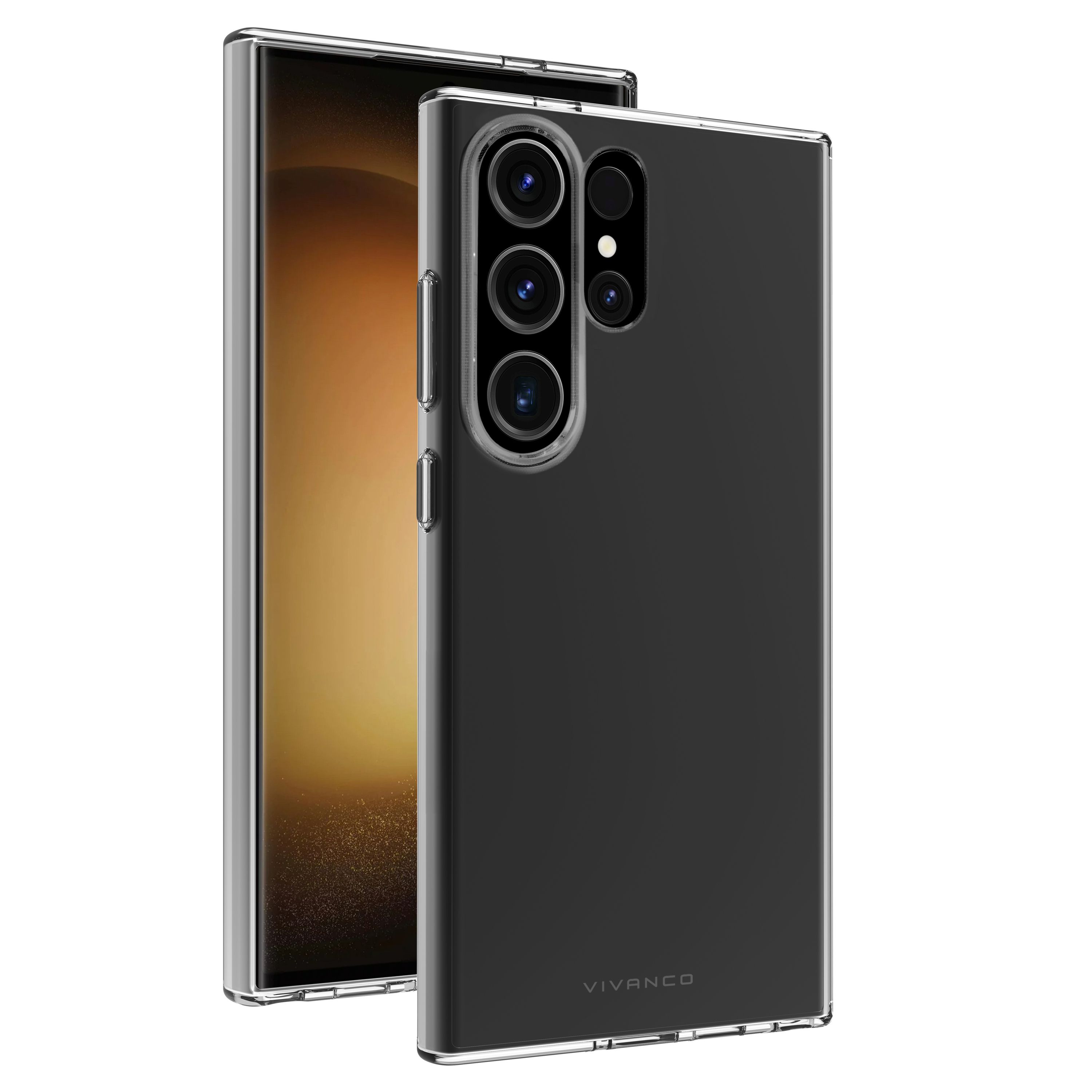 Vivanco Cover für Galaxy S24 Ultra Super Slim (Transparent) 64078
