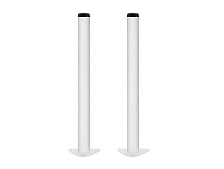HOCAH Verstellbare Tischbeine aus Edelstahl, 2er-Set, 20–130 cm, DIY-Möbelbeine for Schreibtisch, Schrank(Bianco,70cm)