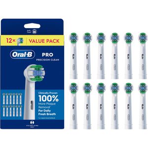 Oral-B Aufsteckbürsten Pro Precision Clean, weiß, 12 Stück