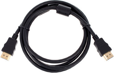 the sssnake HDMI 2.0 Cable 1.5m Gold Noir