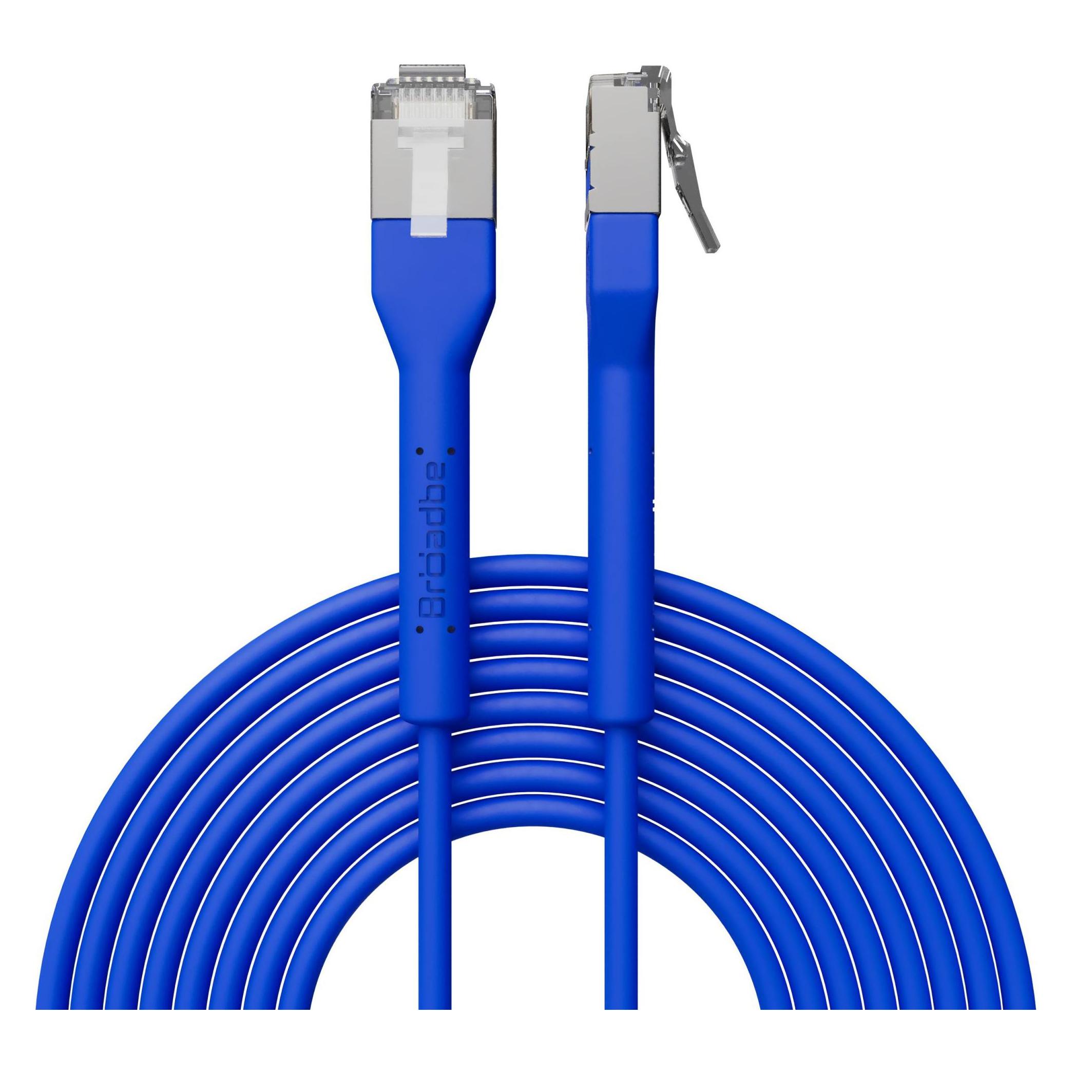 Broadbe Slim Patch Cable 10G Blue 3m Cable-Patch-Cat6A-BL-3M-Slim (CAT6a, 3 m) (Cable-Patch-Cat6A-BL-3M-Slim)