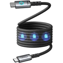 INIU INIUCBLCCMAG100WLEOB USB-Kabel (1.20 m, 100 W), USB Kabel