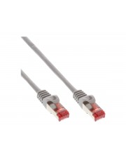 InLine 40er Bulk-Pack Patchkabel S/FTP PiMf Cat.6 250 MHz PVC Kupfer grau 2m Rot (B-76402)