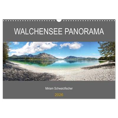 Walchensee Panorama (Wandkalender 2026 DIN A3 quer), CALVENDO Monatskalender