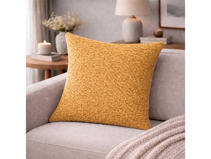 Housse de coussin Fjella Jaune/Jaune 40 x 40cm Polyester