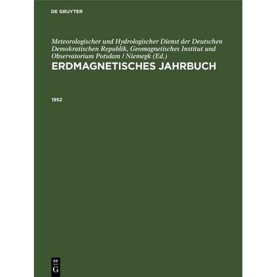 1952, Gebundene Ausgabe von , De Gruyter, 978-3-11-256683-1