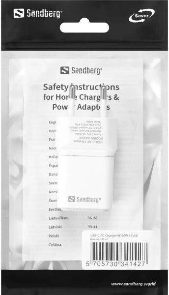 Sandberg Usb-C-Oplader 20 W Eu