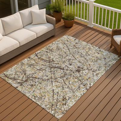 Addison Rugs Machine Washable Indoor/ Outdoor Modern Splatter Chantille Rug