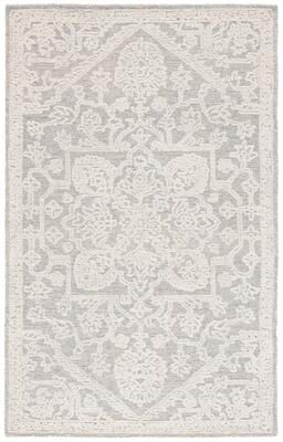 SAFAVIEH Hand-Tufted Ebony Fredy Modern & Contemporary Wool Rug
