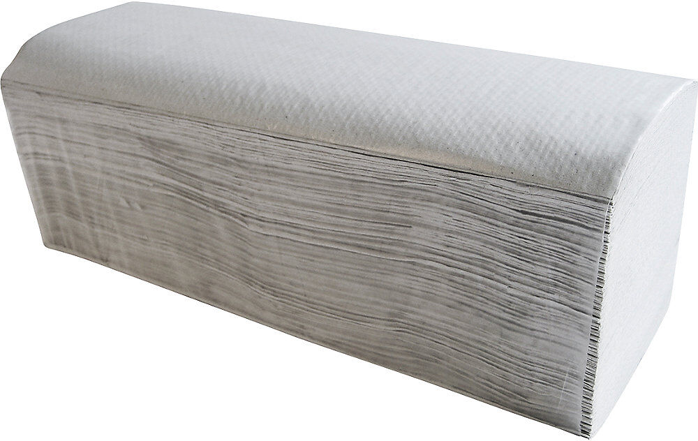 Faltpapierhandtücher Recycling, 1-lagig, Zick-Zack-Faltung, natur, VE à 5000 Stk CWS