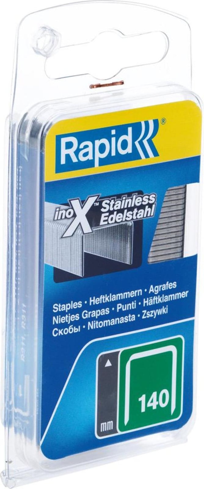 Rapid Tools 40109575 Rapid Flachdrahtklammern Typ 140, 10 mm