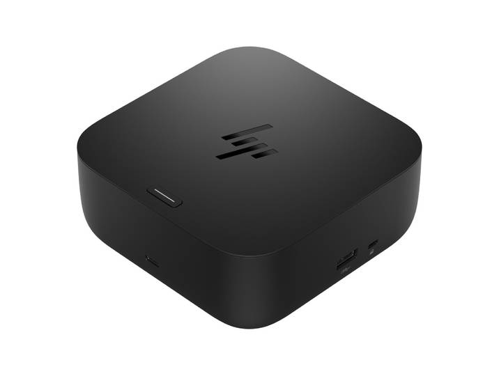 HP USB-C 100W G6 Dock, Avec fil, USB 3.2 Gen 2 (3.1 Gen 2) Type-C, 100 W, 25000 Mbit/s, Noir, Jet black 9X3V1UT#ABB