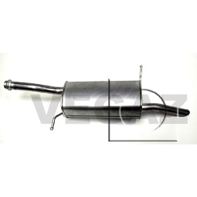 VEGAZ Endschalldämpfer cs361 für Citroën