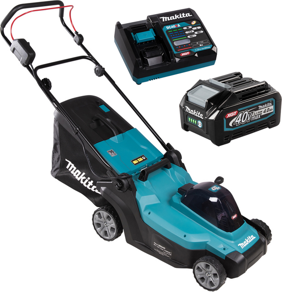 Makita LM004GM103 XGT - Tondeuse à batterie - 40V/4Ah - Coupe 43 cm