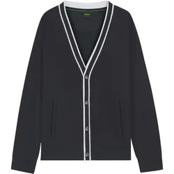 HUGO BOSS Strickjacke Sardigan GOC, dunkelblau