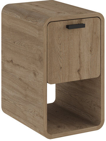 Brayden Studio End Table Brown 50.5cm H X 30cm W X 39cm D