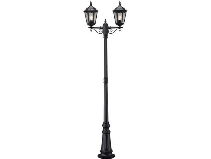 Konstsmide Firenze en aluminium laqué noir avec verre transparent