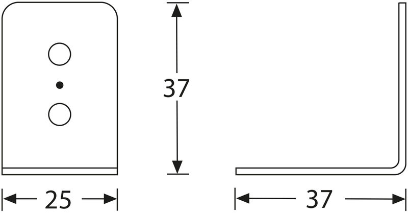Adam Hall 40402 L-Corner 25 x 37