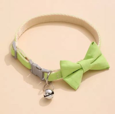 Inspire Picks BellaBow Adjustable Pet Collar Cute Bow Tie Collar With Bell For Cats & Small Dogs purple 1.0 22 32cm
