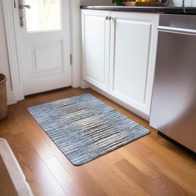 Addison Rugs Machine Washable Indoor/ Outdoor Chantille Jagged Stripes Rug