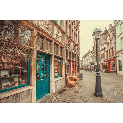 Fototapete PAPERMOON "Altstadt", bunt, B:2,5m L:1,86m, Vlies, Tapeten