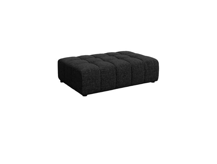 Design Sitzpouf „Chicago“ Chenille Schwarz chosen by Bloomingloft