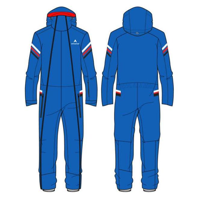Dynastar Einteiliger Skianzug für Erwachsene - Blau (XL) (54692163)