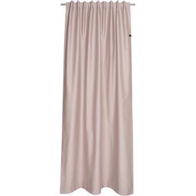 Vorhang "Soft" Gr. 1, rosa, B:130cm H:250cm, Jacquard, Polyester, SCHÖNER WOHNEN-KOLLEKTION, Gardinen, mit Lederapplikation