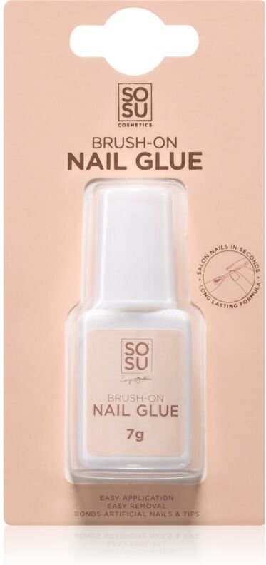 SOSU Cosmetics Brush-On Nail Glue nail glue 7 ml