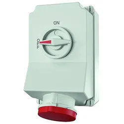 Mennekes 5956AB Wanddose DUO, 63A4p6h400V, IP44