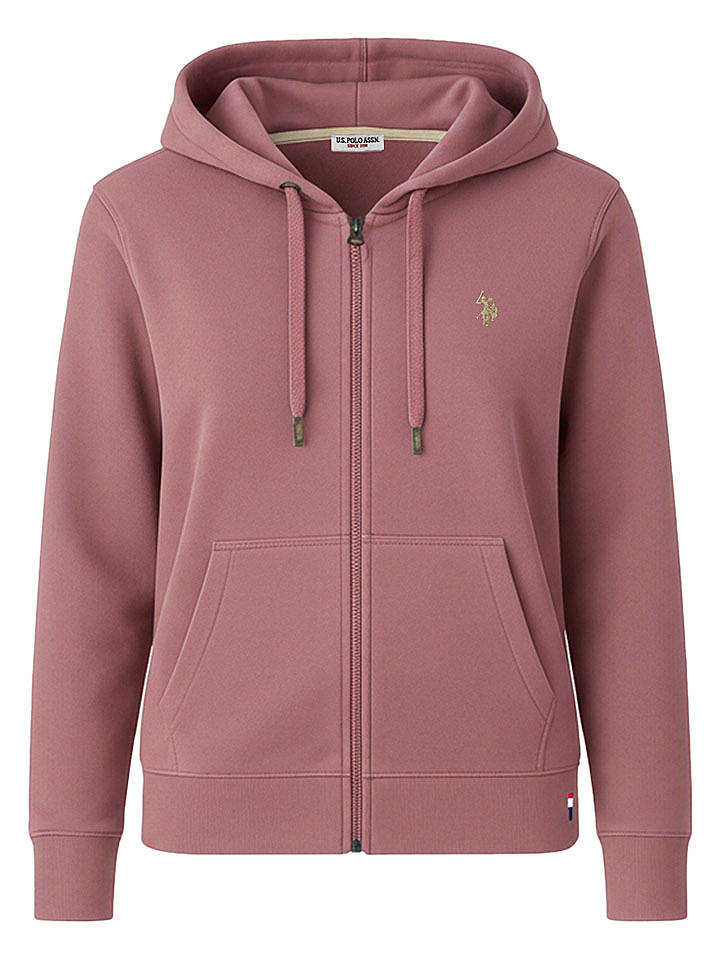 U.S. Polo Assn. Sweatjacke in Rosa - S