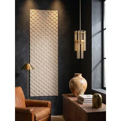 Flachgewebe-Teppich Schachbrett Beige 80x250 cm Schachbrett