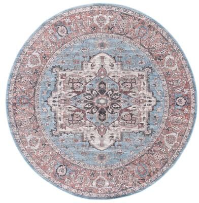 SAFAVIEH Riviera Machine Washable Slip Resistant Algimanta Oriental Rug