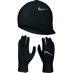 NIKE Herren Laufsport Handschuhe "Essential" zweiteilig, Größe L/XL in Schwarz 082
