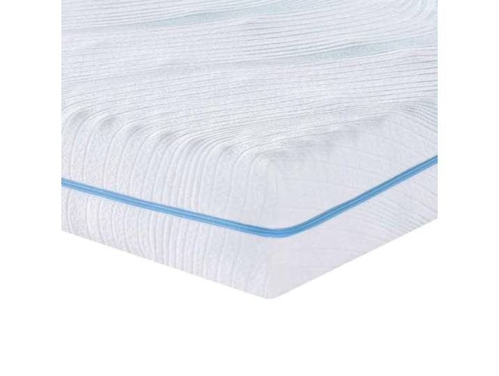 RJPLMFV Matratze, Schaumstoff, Weiß, 200 x 200 cm, mittlere Festigkeit Memory-Schaum, 7 Stützzonen, modernes Design, pflegeleicht
