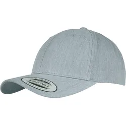 Flexfit Curved Classic Snapback Cap, heather grey